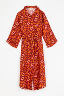 Wild Flame Linen | Shirtdress