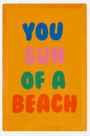You Sun of a Beach Sunflower | Signature Beach Towel