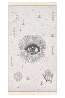 S21 Feather Beach Towel The Cosmos Eye Black | Feather Beach Towel