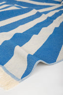 Sunburst Bright Blue | Feather Beach Towel - Sun of a Beach